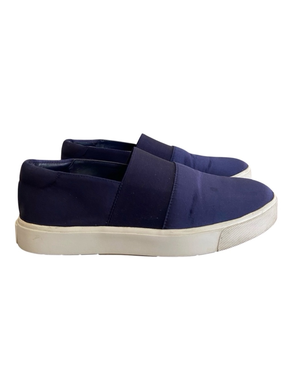 Vince Corbin Satin Slip On Platform Sneakers